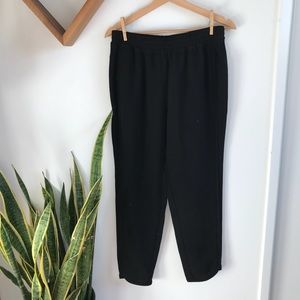 J. Crew Black Jogger Cropped Pants Size 8